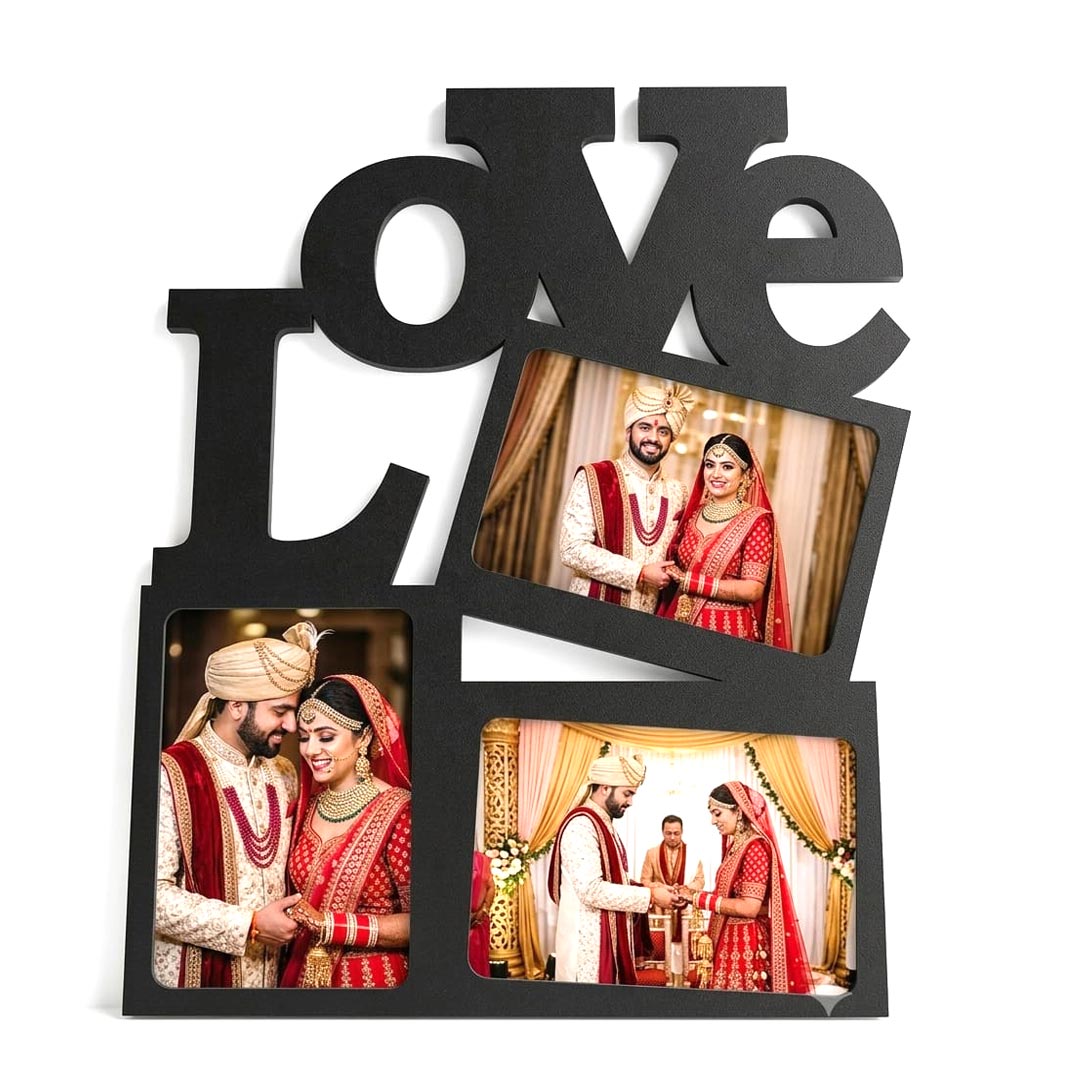 Customized Love Frame Table Top | Anniversary Gift | Wedding Gift